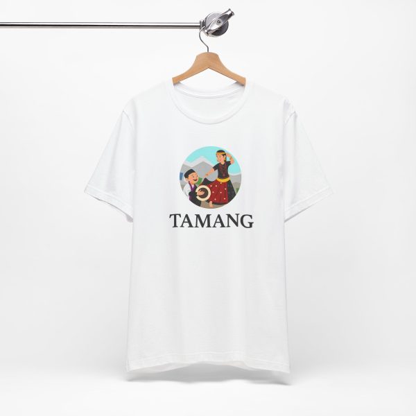 Tamang Shirt – White Unisex Jersey Tee - Image 3