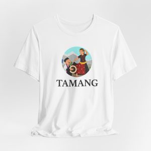 Alternative view of Tamang Shirt – White Unisex Jersey Tee