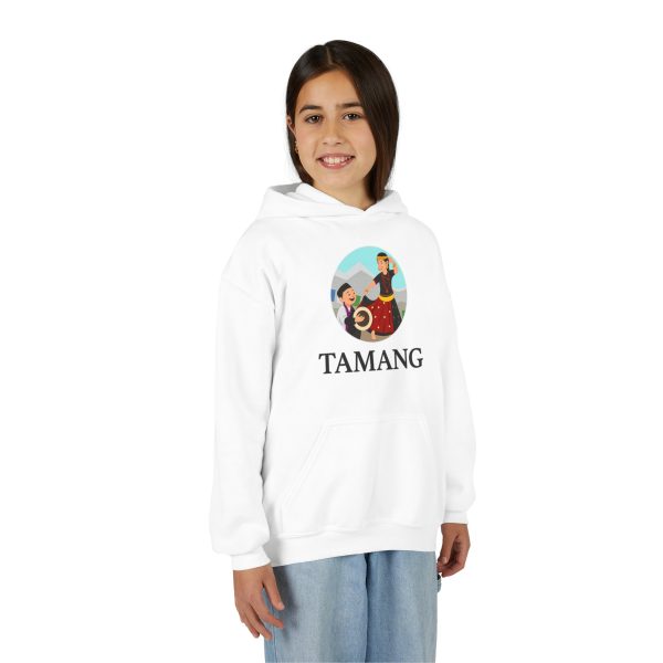 Youth Hoodie – Tamang Design | Ethnic Festival Wear & Fun Gift for Kids & Teens - Image 3