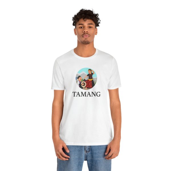 Tamang Shirt – White Unisex Jersey Tee - Image 4